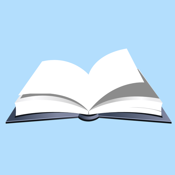Illustration représentant un livre ouvert